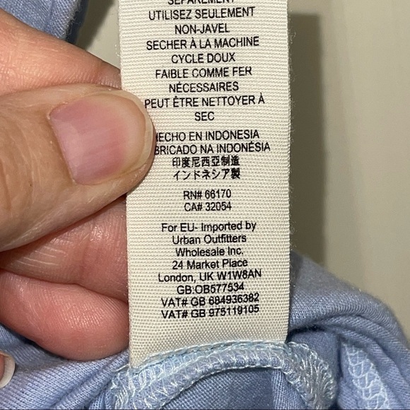 Free People Darling Off The Shoulder Knit Blouse Blue S - Picture 12 of 17